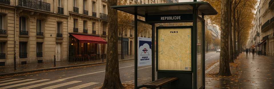 abri bus sans tabac